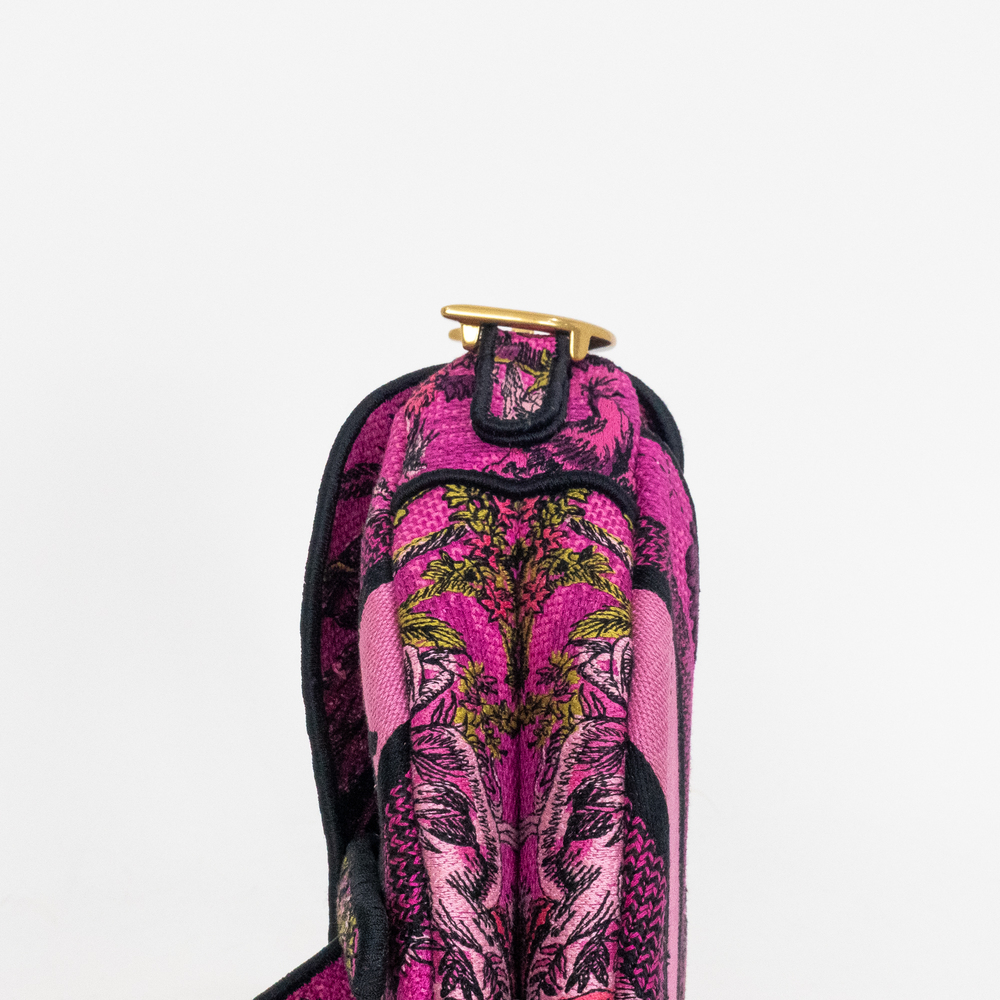 Christian Dior Embroidered Saddle Bag - Picture 7 of 10
